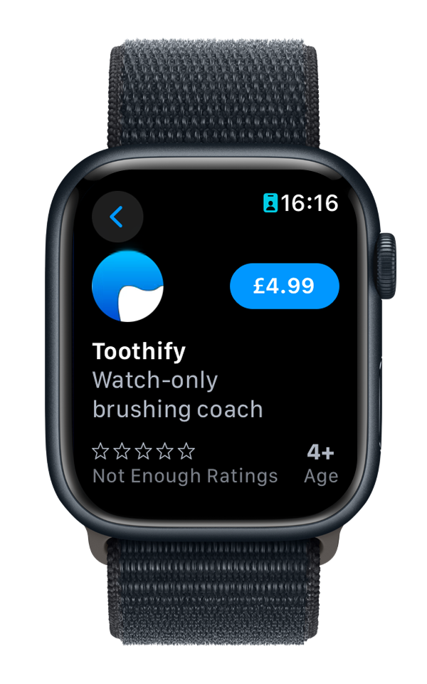 Toothify app interface